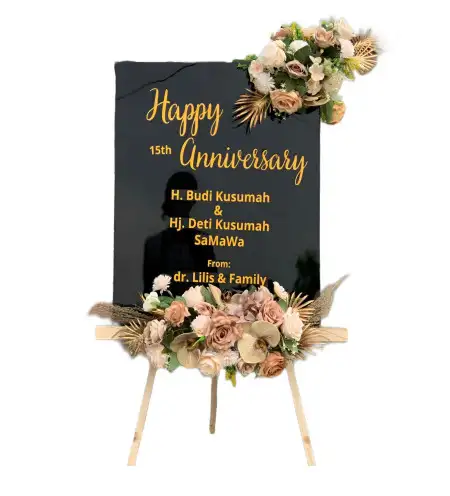 Papan Bunga Akrilik Pining