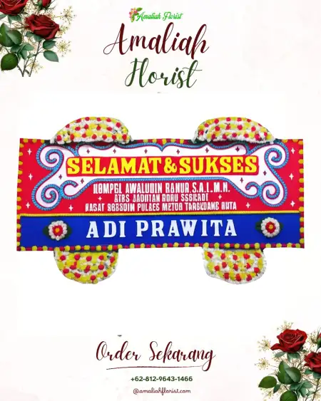 Papan Bunga Ucapan Selamat Pining
